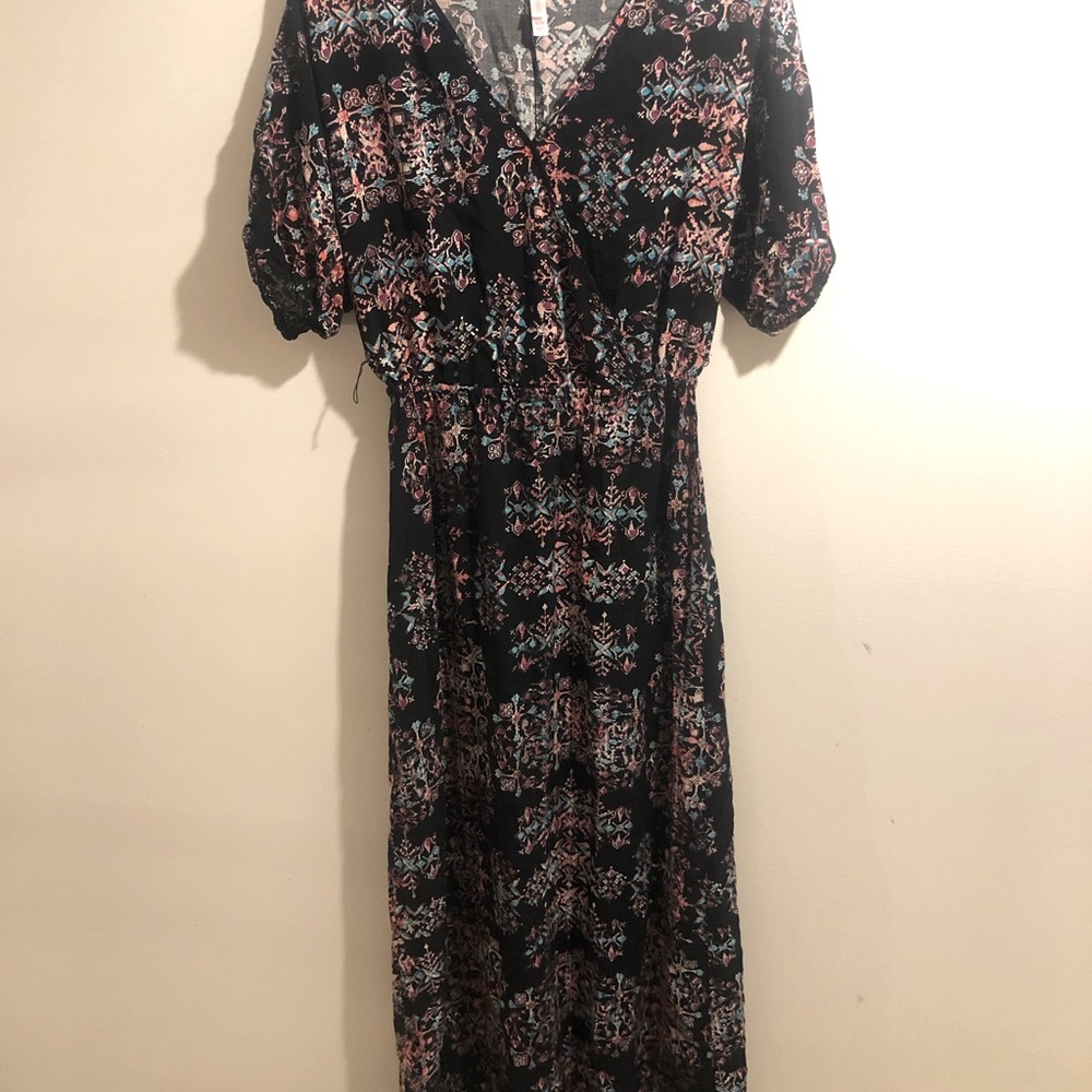 size medium exhilaration maxi dress